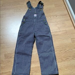 Pointer Brand Striped Conductor Overalls size 6